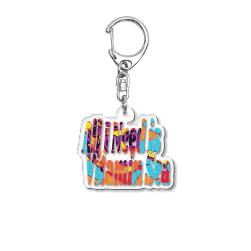 All I Need is Vitamin Sea Acrylic Key Chain