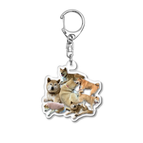 まんまる柴犬 Acrylic Key Chain