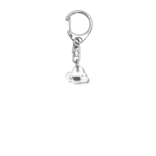 可愛いらしいチャローのメッセージ Acrylic Key Chain