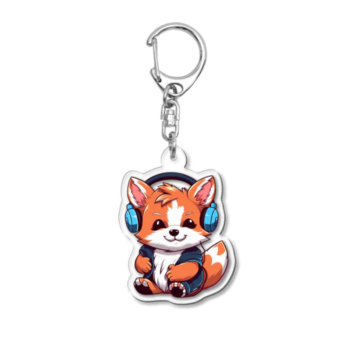 可愛いレッサーパンダ Acrylic Key Chain