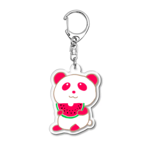 ぱんだちゃんとスイカ Acrylic Key Chain