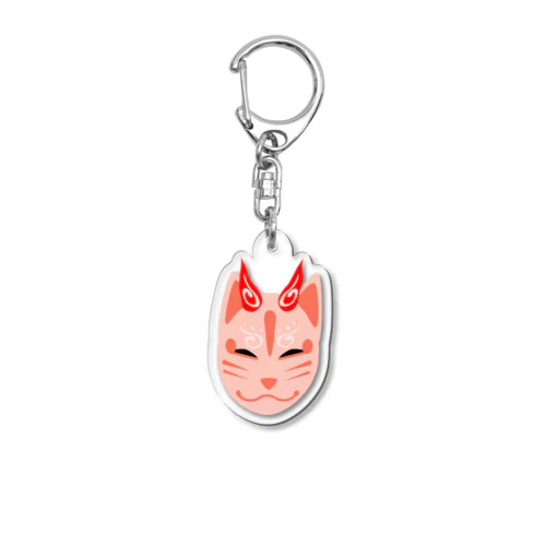 焔火ぎつね　赤 Acrylic Key Chain