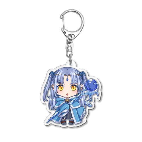 Blue Sorcerer Acrylic Key Chain