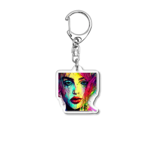 X GIRL Acrylic Key Chain