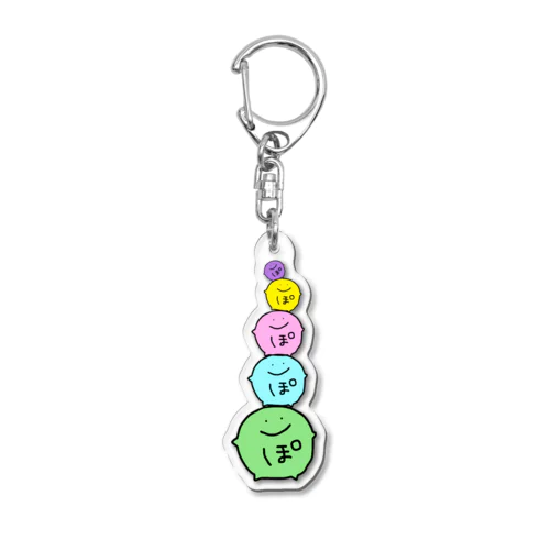 ぽくん（5連） Acrylic Key Chain