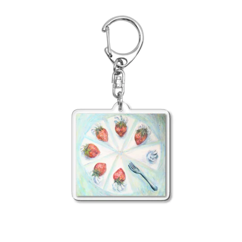 cake Acrylic Key Chain