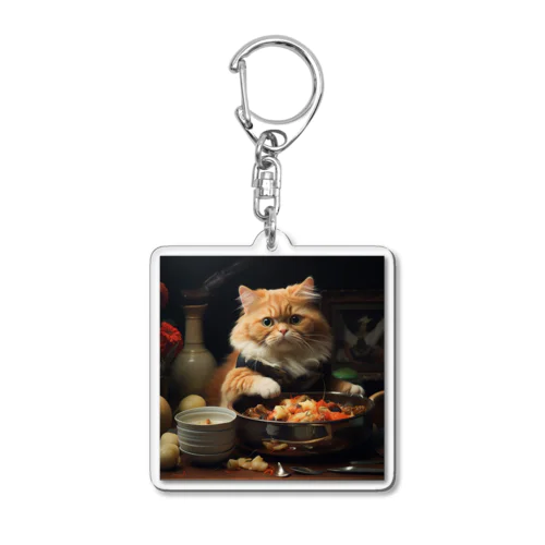 吾輩は猫だ Acrylic Key Chain