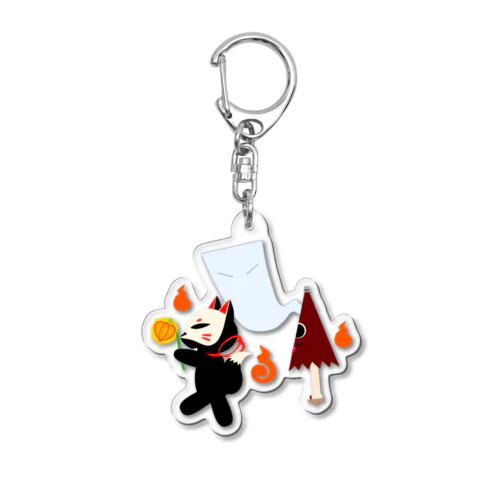 百鬼夜行ごっこ Acrylic Key Chain