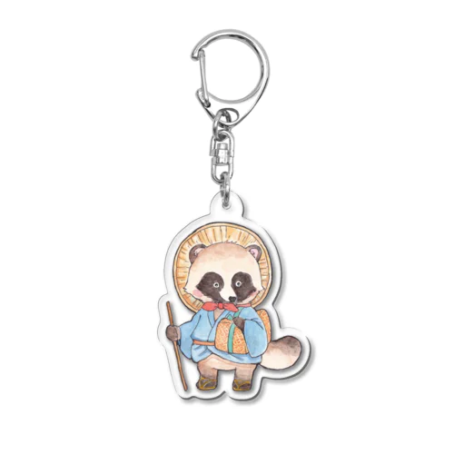 ぽんたぬぽん Acrylic Key Chain