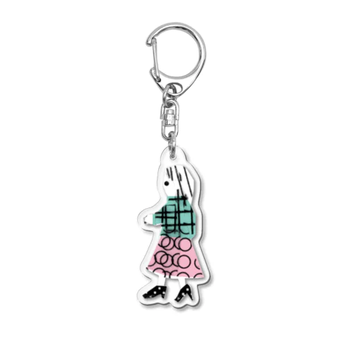 WOMAN Acrylic Key Chain