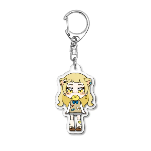 ちいさな金シャケ Acrylic Key Chain