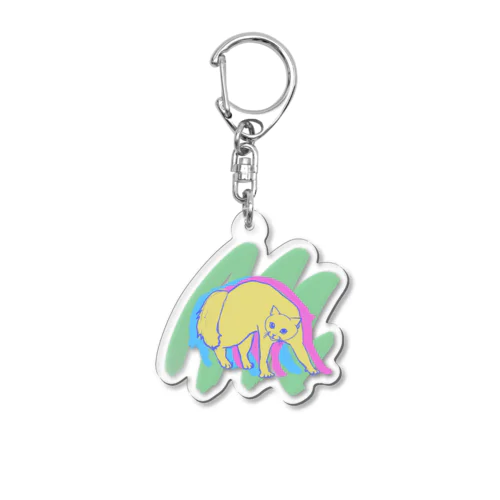 やんのかステップcat Acrylic Key Chain