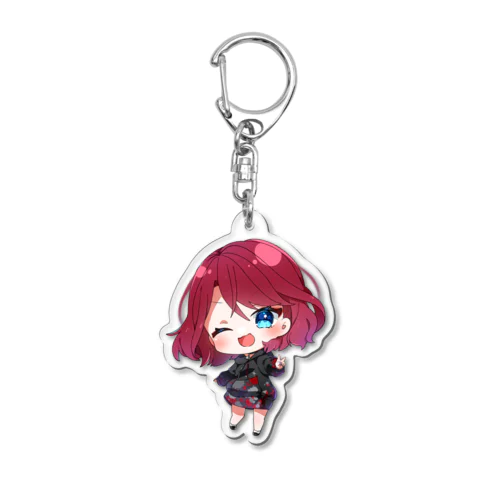 どや顔ピースのちっちゃい玲里 Acrylic Key Chain