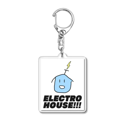 ELECTRO HOUSE!!! Acrylic Key Chain