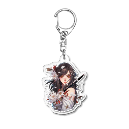 Japanese Ninja _ KUNOICHI Acrylic Key Chain