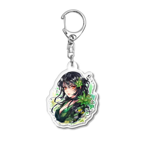 Japanese Ninja _ KUNOICHI Acrylic Key Chain