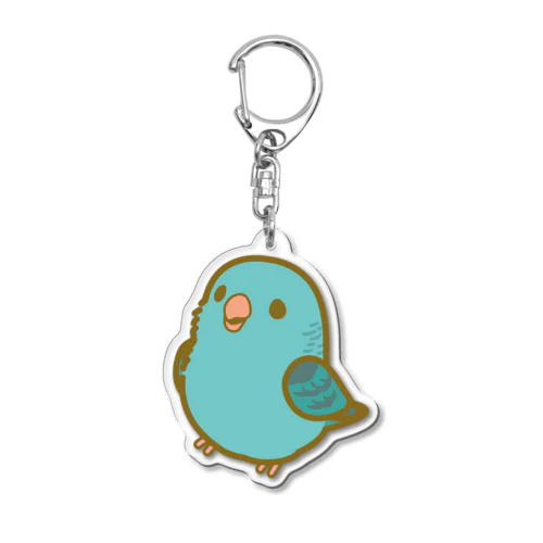 サザナミインコを称えるアクキーとアクスタ Acrylic Key Chain