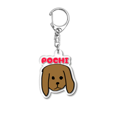 pochi Acrylic Key Chain