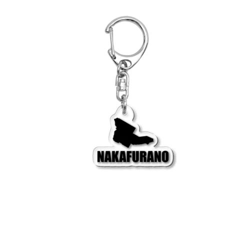 NAKAFURANO 中くらいロゴ 黒ver. Acrylic Key Chain