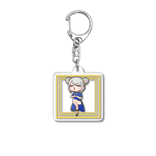 チャイナガール(自画像) Acrylic Key Chain