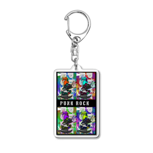 PUNK ROCK-イロトリドリキーホルダー Acrylic Key Chain