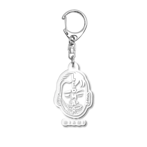 LOMAR　MIAMI　WHITE Acrylic Key Chain