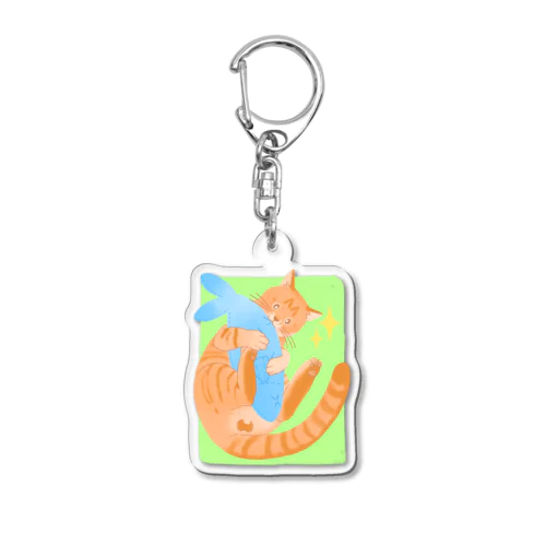 けりねこくん Acrylic Key Chain