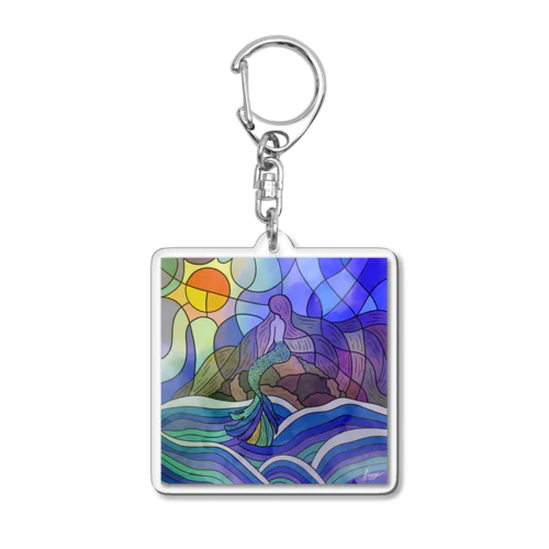 人魚姫 Acrylic Key Chain