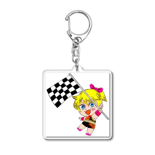 FIRE GIRLS Acrylic Key Chain