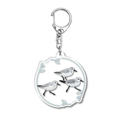 ミユビシギさん Acrylic Key Chain