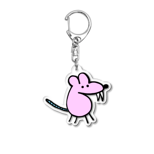 ネズミのシリー(ピンク) Acrylic Key Chain