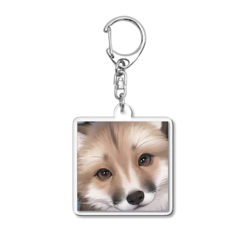 柴犬にみせかけて狐でした。 Acrylic Key Chain