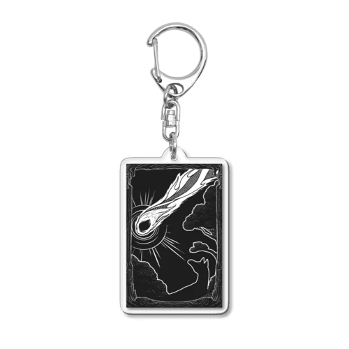 Comet Acrylic Key Chain