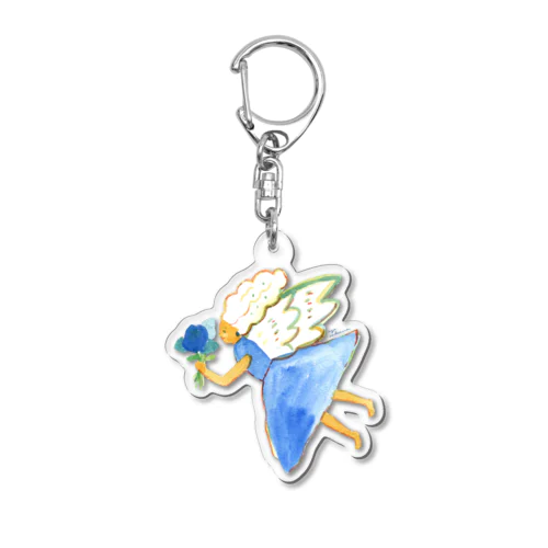 楽しむ天使 Acrylic Key Chain