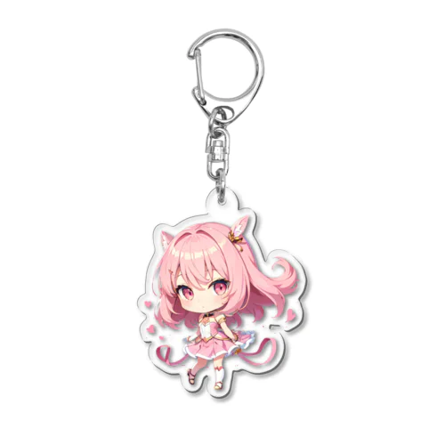 可愛い女の子 Acrylic Key Chain