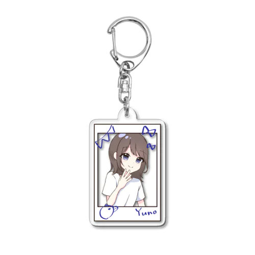 青照結乃　チェキ風 Acrylic Key Chain