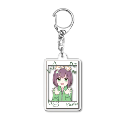 瑞田まり子　チェキ風 Acrylic Key Chain