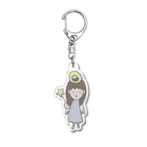 おかめ天使ちゃん Acrylic Key Chain