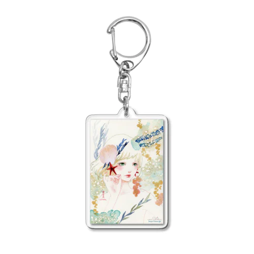 [人魚姫 潮の間に] Acrylic Key Chain