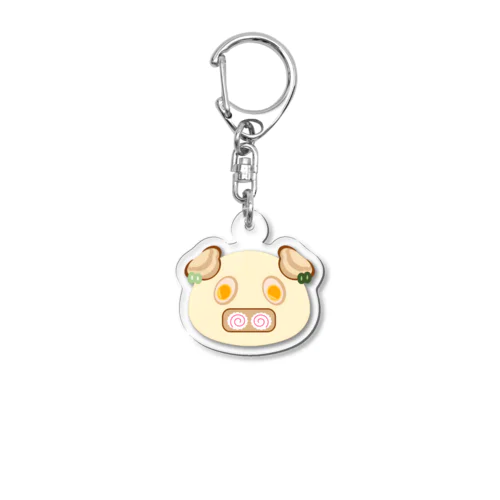 らーめんぶた　とんこつver Acrylic Key Chain