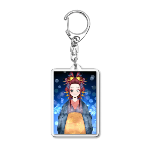 踊罹亜 桃愛 Acrylic Key Chain