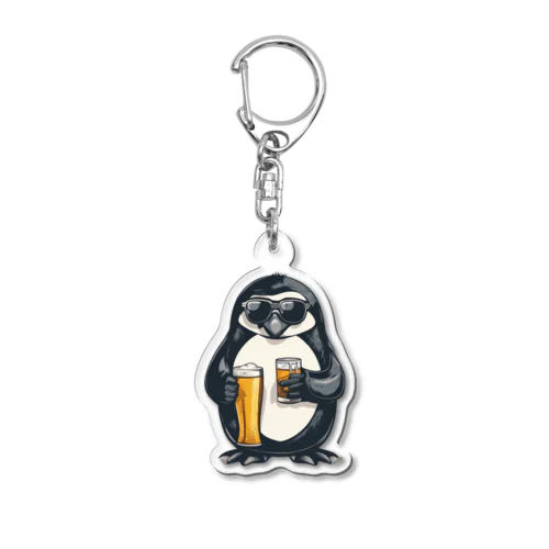ペンギン村の『ペンビール〜Penbeer〜』 Acrylic Key Chain