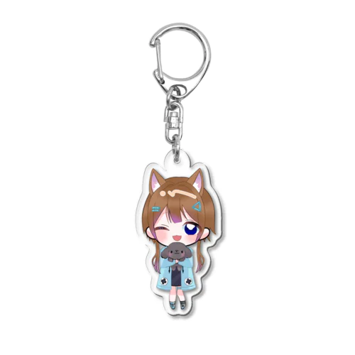 みーまろちびキャラ Acrylic Key Chain