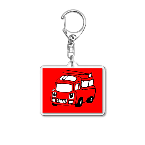 消防車 Acrylic Key Chain