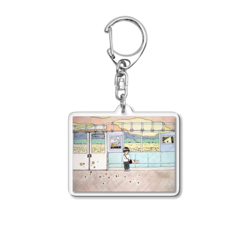 ゆらゆらでんしゃ Acrylic Key Chain