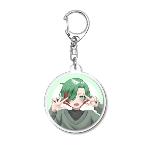 がおがお竹葉 Acrylic Key Chain