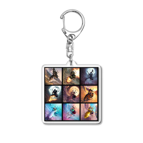 the feathering of a cicada 1 Acrylic Key Chain