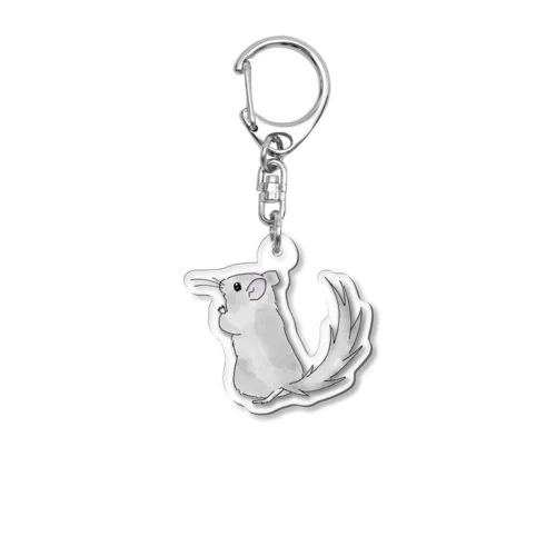 ひもがほしいチンチラ Acrylic Key Chain