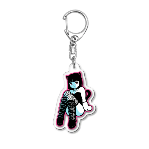 ネコガール　Keイちゃん。 Acrylic Key Chain