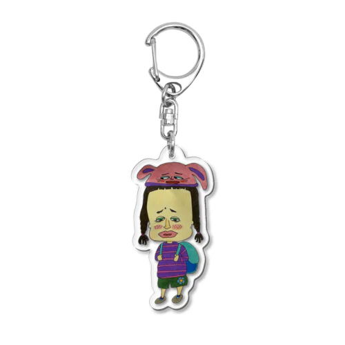 おでかけさんちゃん Acrylic Key Chain